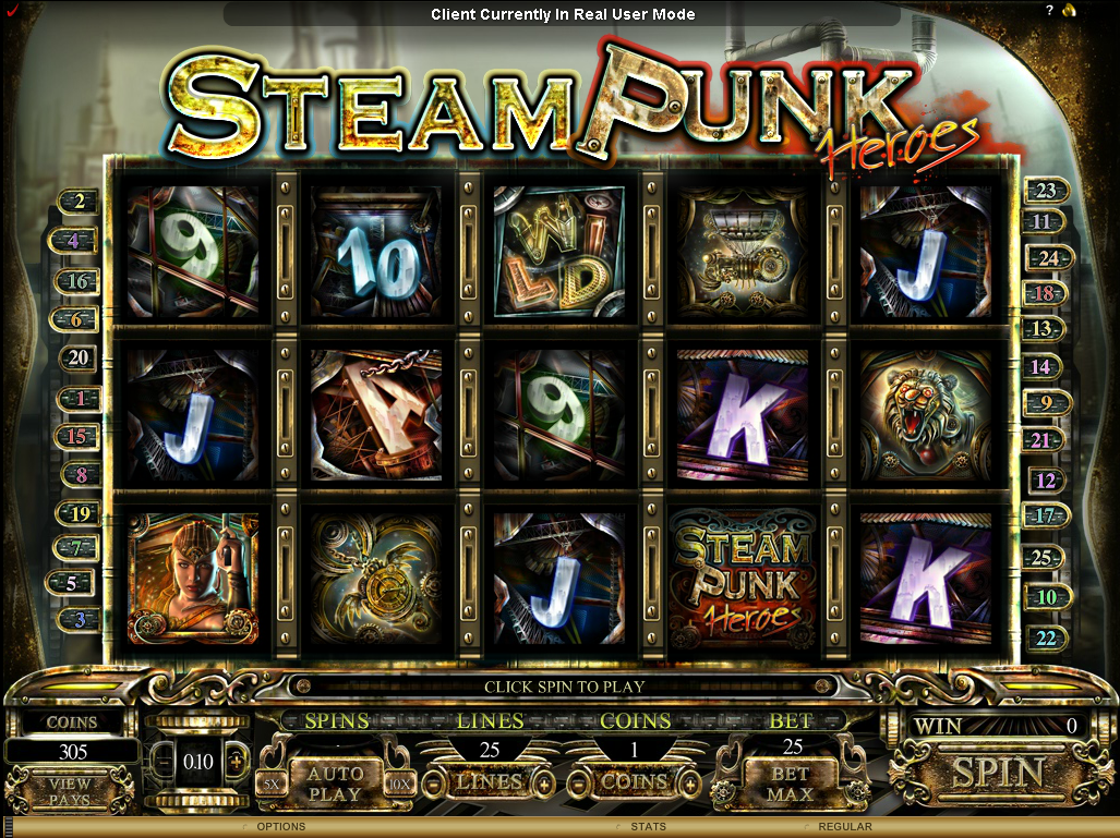 steam pppunk gameplay slot